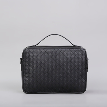 Muška torba od prave kože, ručno tkan detalj, crossbody torba za rame i za fotoaparat