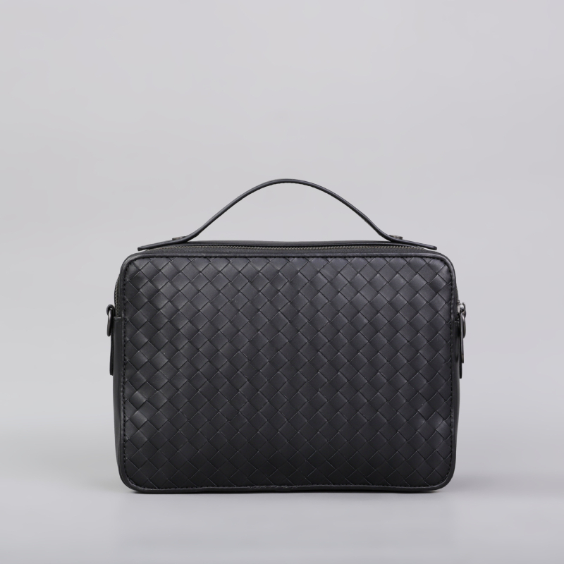 Muška torba od prave kože, ručno tkan detalj, crossbody torba za rame i za fotoaparat