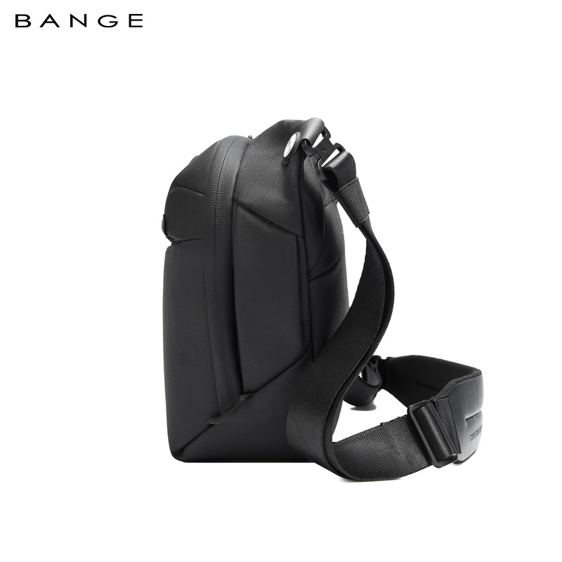 Muška DSLR crossbody torba — rekreacijski stil, filmski materijal, jednobojni uzorak, poliester podstava