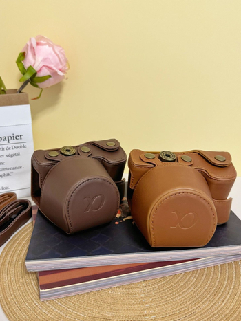 Geantă de umăr pentru camere fără oglindă, piele PU, ultra-ușoară, unisex