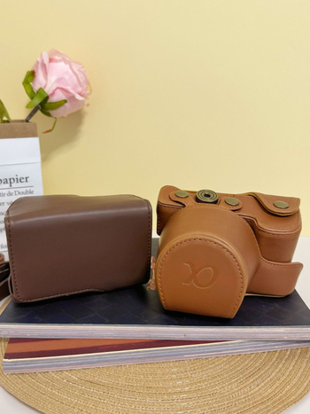 Geantă de umăr pentru camere fără oglindă, piele PU, ultra-ușoară, unisex