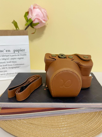 Geantă de umăr pentru camere fără oglindă, piele PU, ultra-ușoară, unisex