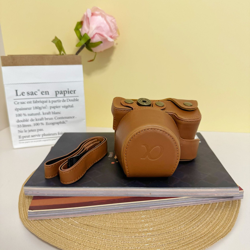 Geantă de umăr pentru camere fără oglindă, piele PU, ultra-ușoară, unisex