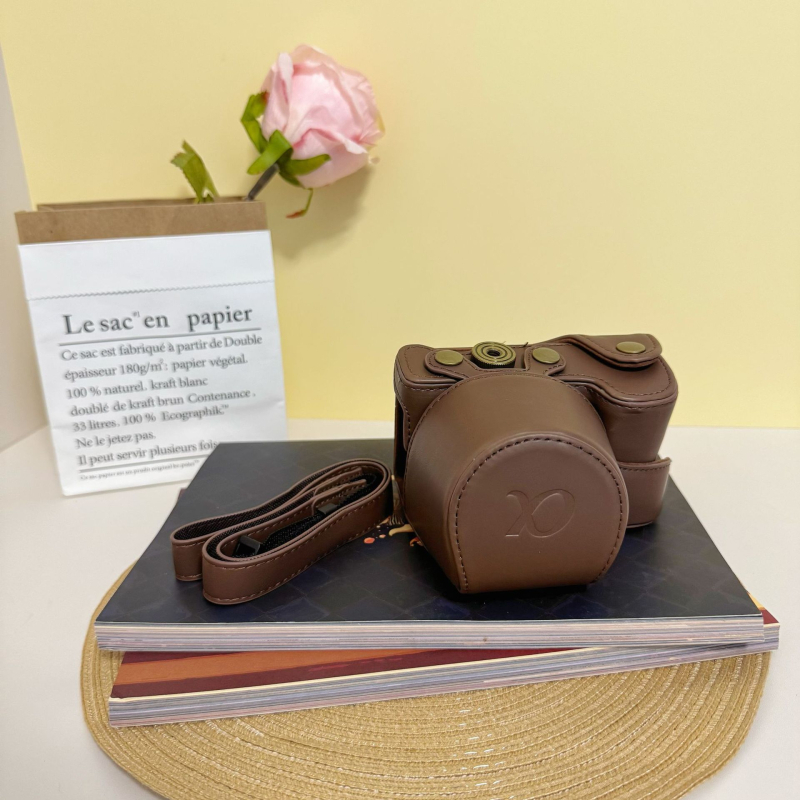 Geantă de umăr pentru camere fără oglindă, piele PU, ultra-ușoară, unisex