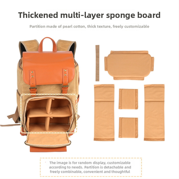 DSLR taška na exteriérovú fotografiu, plátená, nepremokavá a odolná voči opotrebeniu, zapínanie na zips, teleskopická rukoväť