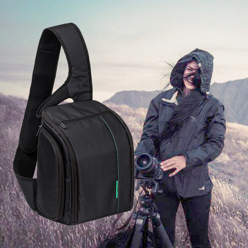 INDEPMAN torbica za DSLR kameru — najlon, vodootporna, otporna na habanje, protiv krađe, olakšava nošenje, ramenska torba