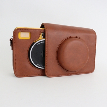 PU bőr kamera tok Kodak Mini Shot Retro 3 nyomtatóhoz (C300R Új Verzió) – Egyet befogad, 220 g, Napi fotózás, Vállon