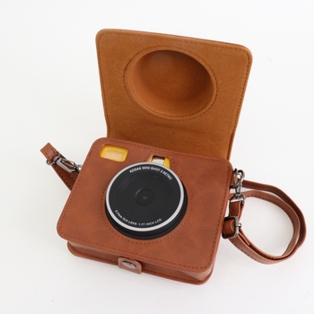 PU bőr kamera tok Kodak Mini Shot Retro 3 nyomtatóhoz (C300R Új Verzió) – Egyet befogad, 220 g, Napi fotózás, Vállon