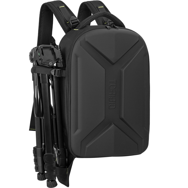 Torba za fotoaparat DSLR/SLR, poliester, prozračna i vodootporna, spremište za objektiv i kameru, zakrivljene naramenice