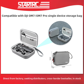 STARTRC PU táska Osmo OM7 PRO/OM7 stabilizátorhoz – hordozható tok kültéri használatra, tömege 250 g