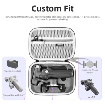 STARTRC PU táska Osmo OM7 PRO/OM7 stabilizátorhoz – hordozható tok kültéri használatra, tömege 250 g