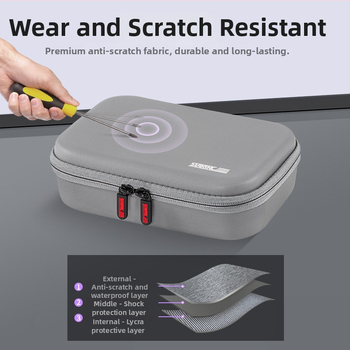 STARTRC PU táska Osmo OM7 PRO/OM7 stabilizátorhoz – hordozható tok kültéri használatra, tömege 250 g