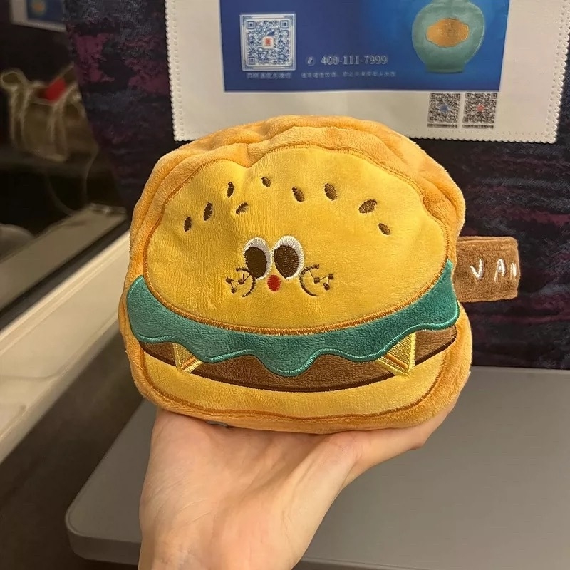 Torba za instantnu kameru u hamburger stilu, ruksak, poliester, baršun podstava, unisex, kućno skladištenje, proljeće 2018