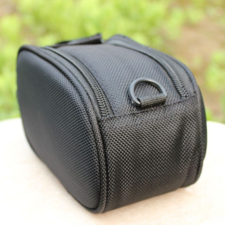 Nylon fotókameratáska, kopásálló és ütésálló, vállon átvethető, uniszex