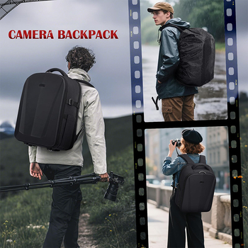 DSLR kamera táska, vízálló, EVA anyag, hátizsák stílus, poliészter bélés (vízálló, EVA anyag, hátizsák stílus, poliészter bélés)