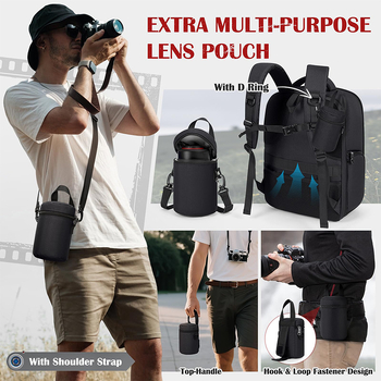 DSLR kamera táska, vízálló, EVA anyag, hátizsák stílus, poliészter bélés (vízálló, EVA anyag, hátizsák stílus, poliészter bélés)