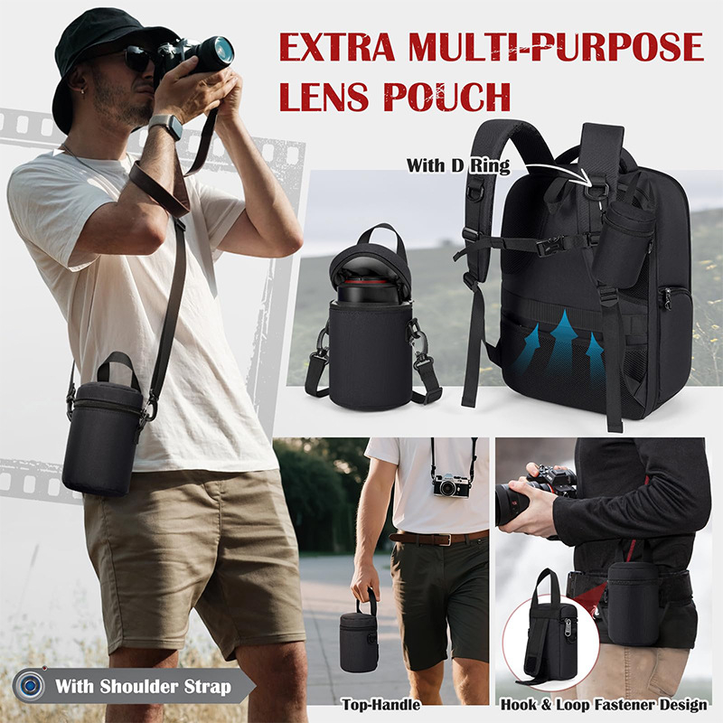 DSLR kamera táska, vízálló, EVA anyag, hátizsák stílus, poliészter bélés (vízálló, EVA anyag, hátizsák stílus, poliészter bélés)