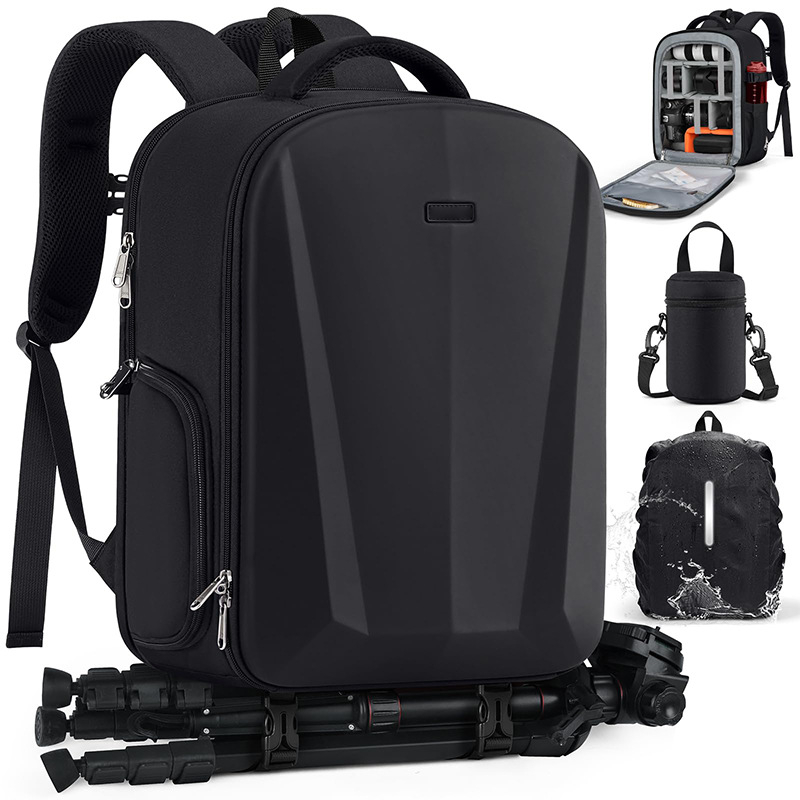 DSLR kamera táska, vízálló, EVA anyag, hátizsák stílus, poliészter bélés (vízálló, EVA anyag, hátizsák stílus, poliészter bélés)