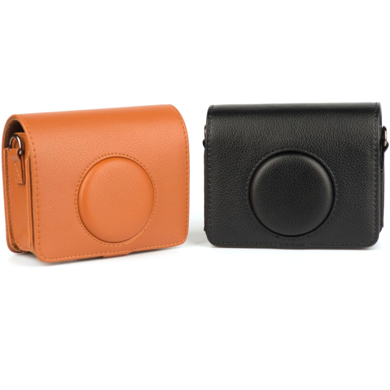 Geantă pentru cameră Fuji Polaroid mini evo, piele PU, crossbody, impermeabilă, anti-furt