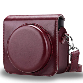 Geantă pentru cameră Instax Square SQ6 – piele PU, impermeabilă, anti-furt, cu curea crossbody, compatibilă cu SQ6