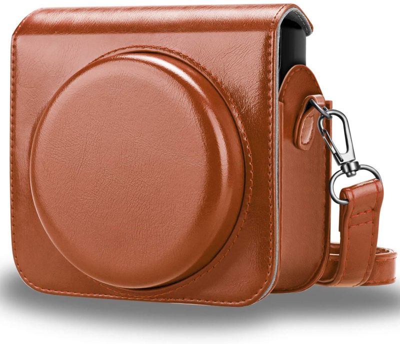 Geantă pentru cameră Instax Square SQ6 – piele PU, impermeabilă, anti-furt, cu curea crossbody, compatibilă cu SQ6