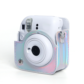 PU nahast crossbody kaamera kott Fujifilm Instax Mini 12 jaoks – mahub Instax Mini 12, PU nahk vooder, kaal 126 g