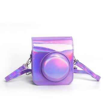 PU nahast crossbody kaamera kott Fujifilm Instax Mini 12 jaoks – mahub Instax Mini 12, PU nahk vooder, kaal 126 g