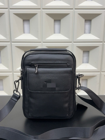 Muška crossbody torba od kože prvog sloja, poslovni elit stil, otporna na habanje i zaštitu od krađe, Interstellar Forest