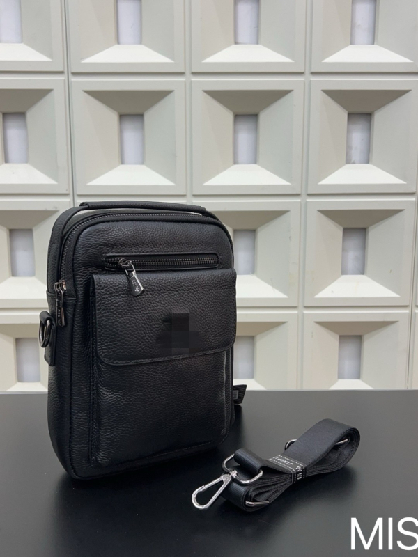 Muška crossbody torba od kože prvog sloja, poslovni elit stil, otporna na habanje i zaštitu od krađe, Interstellar Forest