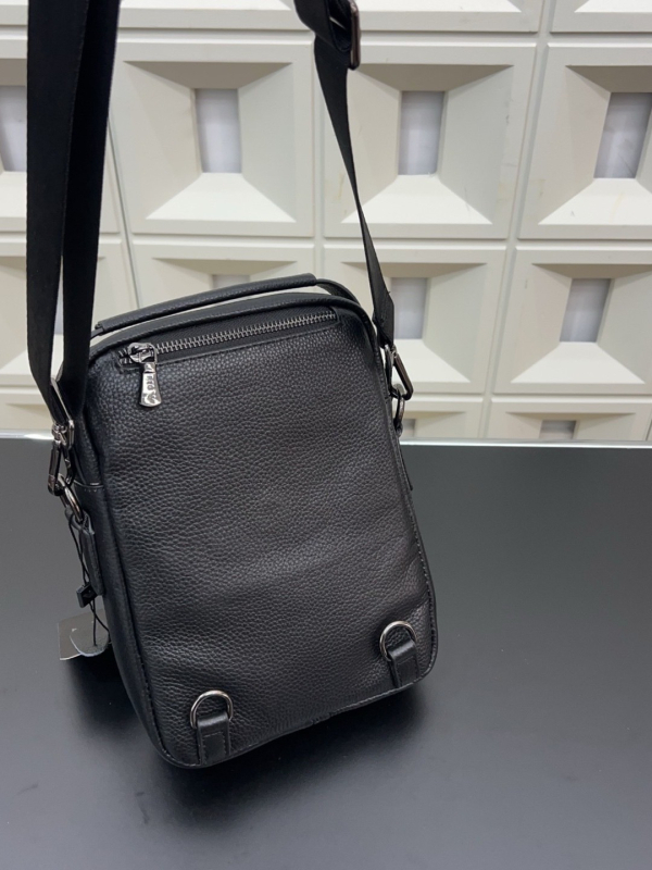 Muška crossbody torba od kože prvog sloja, poslovni elit stil, otporna na habanje i zaštitu od krađe, Interstellar Forest