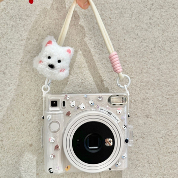 Fuji Instax SQ1 Διαφανής προστατευτική θήκη για κάμερα, σιλικόνη, προστασία από πτώσεις, τσάντα φωτογραφίας, στυλ τσάντας