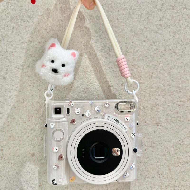 Fuji Instax SQ1 Διαφανής προστατευτική θήκη για κάμερα, σιλικόνη, προστασία από πτώσεις, τσάντα φωτογραφίας, στυλ τσάντας