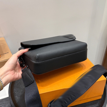 Muška crossbody torba od prave kože, koža prvog sloja, stil rekreacijskog putovanja, proširenje i smanjenje opterećenja