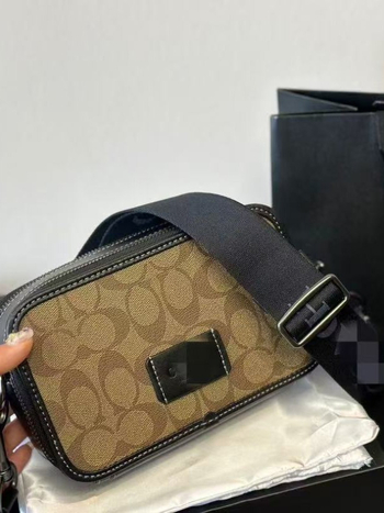 Férfi keresztpántos válltáska — városi egyszerű stílus, PVC anyag, antibakteriális belső nylon béléssel, márka C home