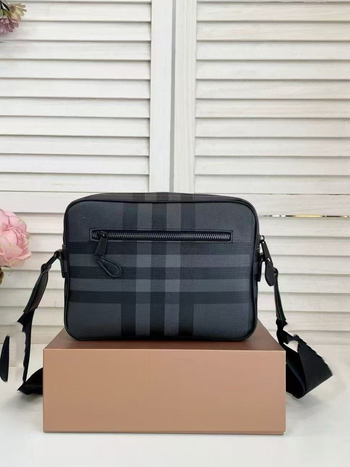 Muška torba preko ramena za fotoaparat, platnena, vodootporna, prugast uzorak, unutarnja podstava od platna (unisex stil, platno, vodootpornost, prugasti uzorak, podstava od platna)