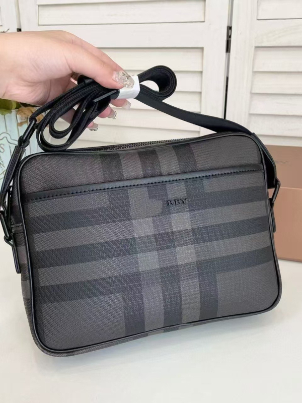 Muška torba preko ramena za fotoaparat, platnena, vodootporna, prugast uzorak, unutarnja podstava od platna (unisex stil, platno, vodootpornost, prugasti uzorak, podstava od platna)