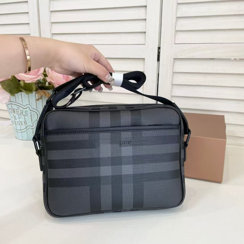 Muška torba preko ramena za fotoaparat, platnena, vodootporna, prugast uzorak, unutarnja podstava od platna (unisex stil, platno, vodootpornost, prugasti uzorak, podstava od platna)