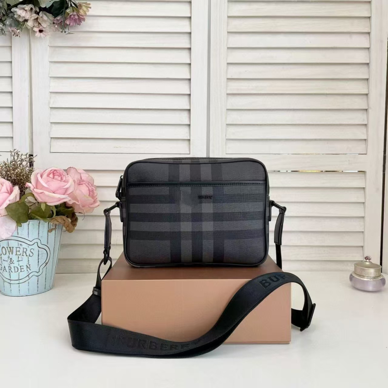 Muška torba preko ramena za fotoaparat, platnena, vodootporna, prugast uzorak, unutarnja podstava od platna (unisex stil, platno, vodootpornost, prugasti uzorak, podstava od platna)