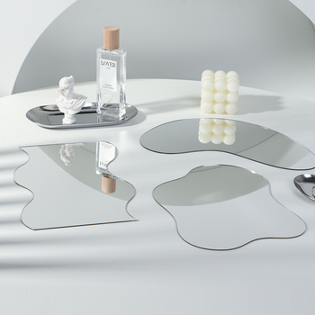 Akril tükrös hátfal tábla ékszerek fotózásához – Mirror Shadow 001 (2023)