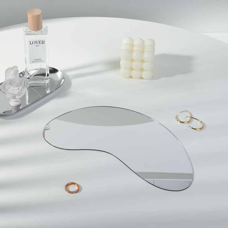 Akril tükrös hátfal tábla ékszerek fotózásához – Mirror Shadow 001 (2023)