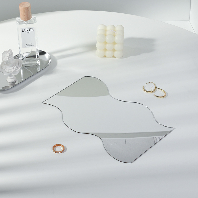 Akril tükrös hátfal tábla ékszerek fotózásához – Mirror Shadow 001 (2023)