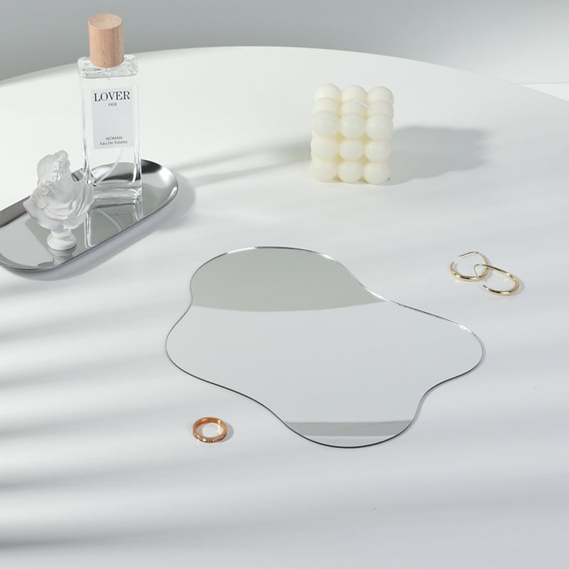 Akril tükrös hátfal tábla ékszerek fotózásához – Mirror Shadow 001 (2023)