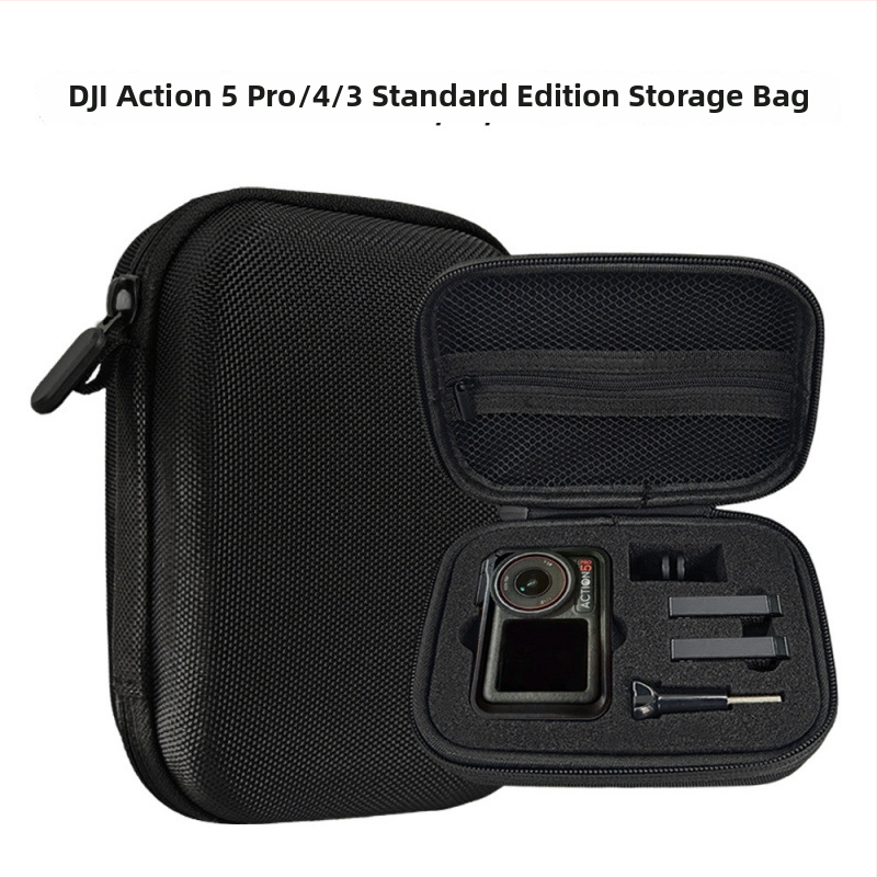 Taška na skladovanie pre DJI Action 3/4/5 Pro – EVA povrch, Oxford podšívka, 100 g, veľká kapacita