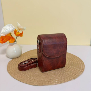 Geantă de cameră impermeabilă, portabilă, din PU, cu curea, universală pentru Canon, Sony, Ricoh și Panasonic