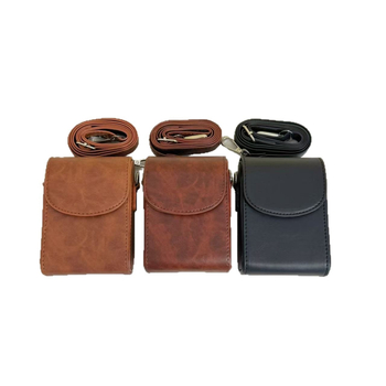 Geantă de cameră impermeabilă, portabilă, din PU, cu curea, universală pentru Canon, Sony, Ricoh și Panasonic