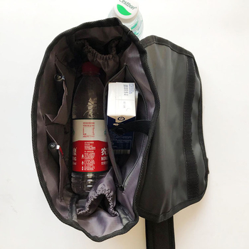 Geantă crossbody pentru bărbați din nylon, închidere cu fermoar, impermeabilă, cu o singură curea, buzunar exterior cu capac