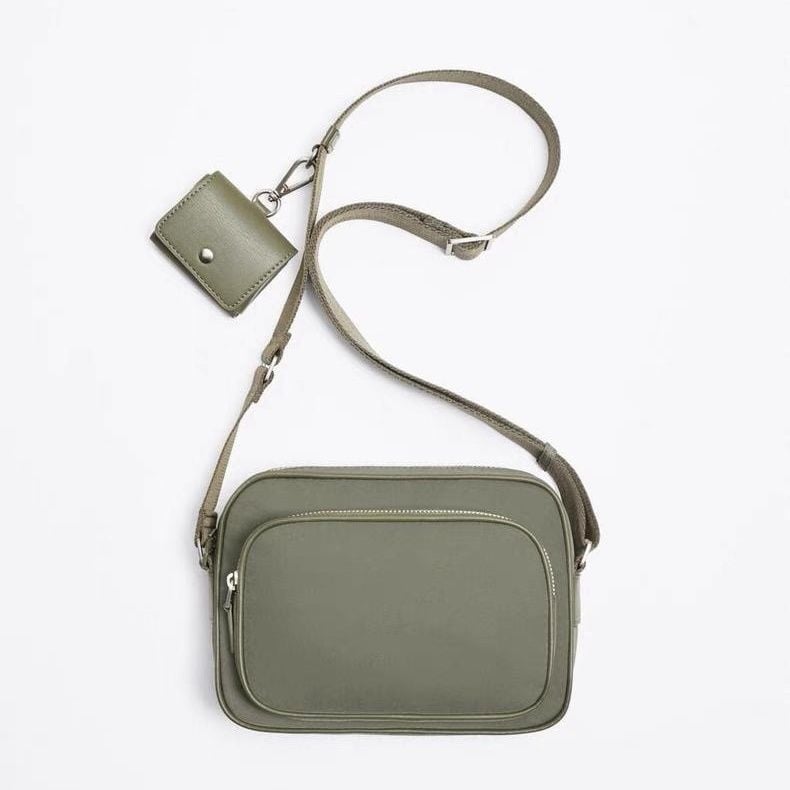 Geantă crossbody pentru bărbați — nylon, stil urban simplu, vara 2024, utilizare zilnică