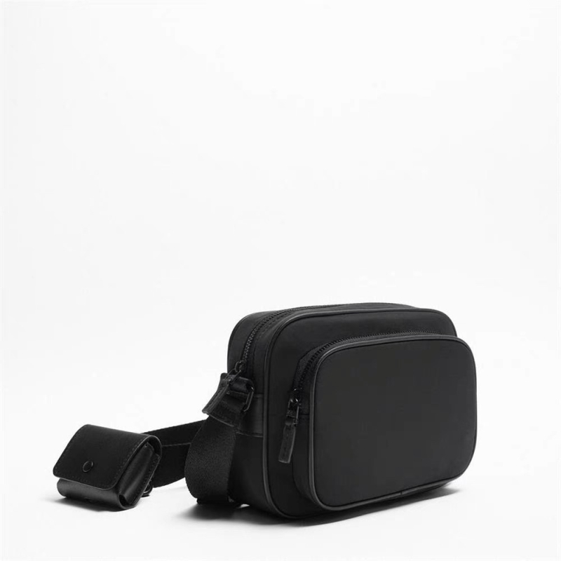Geantă crossbody pentru bărbați — nylon, stil urban simplu, vara 2024, utilizare zilnică