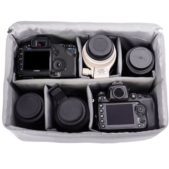 Geantă internă de absorbție a umezelii pentru cameră, 150D, căptușeală velur, capacitate 9L/24L, potrivire universală, include cutie antiumezeală