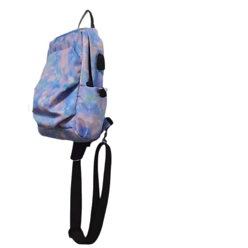 Muška platnena vodootporna torbica za prsa, crossbody preko ramena, sa zatvaračem i više unutarnjih pretinaca